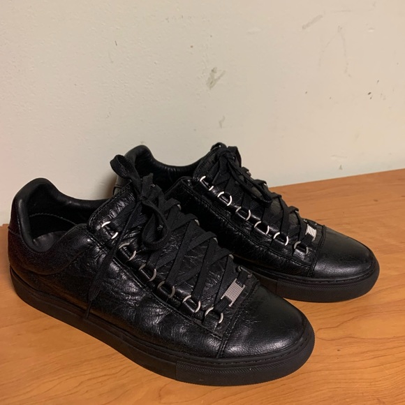 BalenciagaArena leather trainers39 EUVery good conditionBlack Leather
